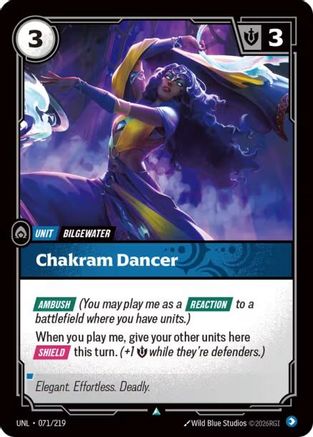 Chakram Dancer (071/219) CN - Unleashed Foil