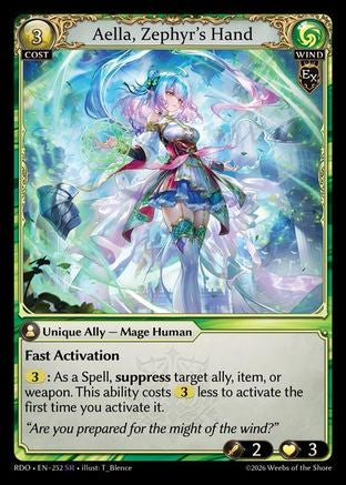 Aella, Zephyr's Hand (252) - Radiant Origins Foil