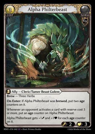 Alpha Philterbeast (042) - Radiant Origins Foil