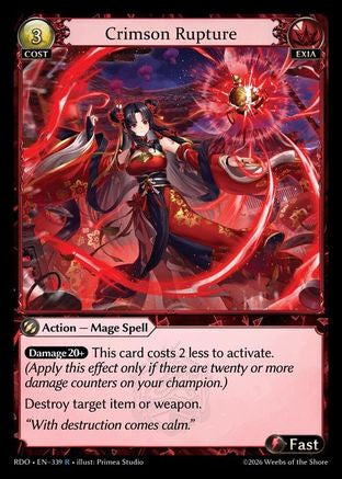 Crimson Rupture (339) - Radiant Origins Foil