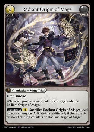 Radiant Origin of Mage (121) - Radiant Origins Foil