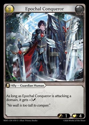 Epochal Conqueror (Curio Foil) (070) - Radiant Origins Foil