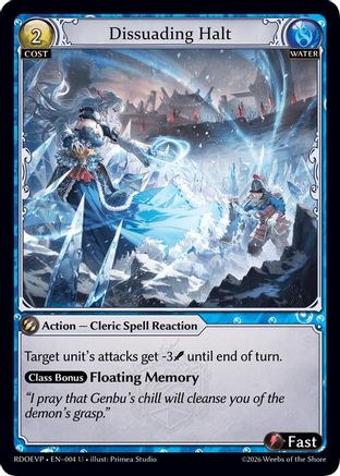 Dissuading Halt (004) - Radiant Origins Event Pack Foil