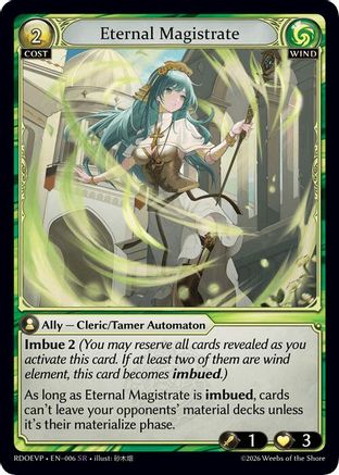 Eternal Magistrate (006) - Radiant Origins Event Pack Foil