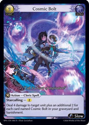 Cosmic Bolt (006) - Supporter Pack 4