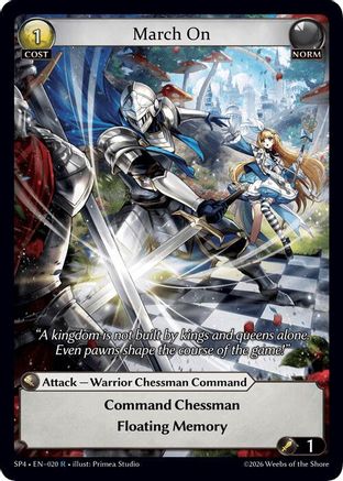 March On (020) - Supporter Pack 4 Foil
