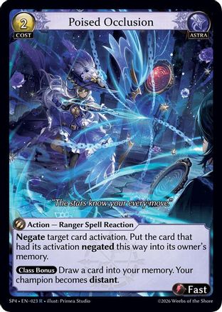 Poised Occlusion (023) - Supporter Pack 4 Foil
