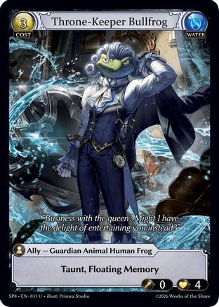 Throne-Keeper Bullfrog (031) - Supporter Pack 4 Foil