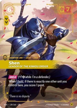 Shen, Leader of the Kinkou Order (138/166) - Vendetta Foil