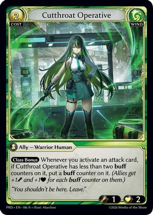 Cutthroat Operative (186) - asphodelparadise