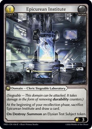 Epicurean Institute (056) - asphodelparadise Foil