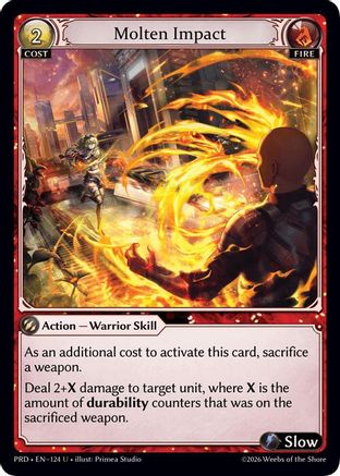 Molten Impact (124) - asphodelparadise Foil