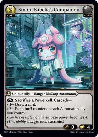 Sinon, Babelia's Companion (087) - asphodelparadise Foil