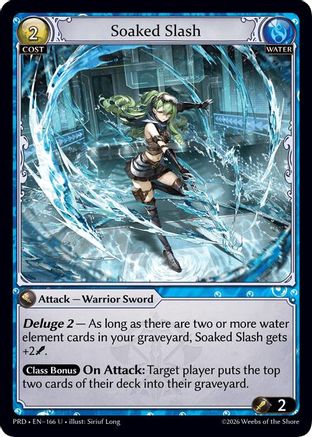 Soaked Slash (166) - asphodelparadise Foil