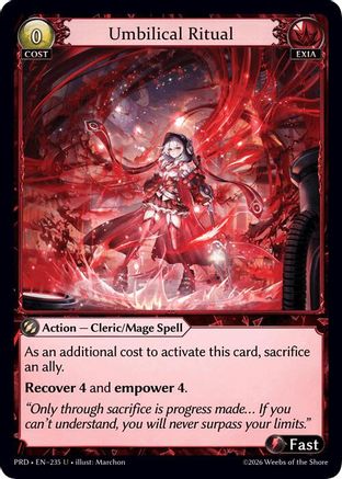 Umbilical Ritual (235) - asphodelparadise Foil
