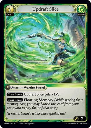 Updraft Slice (203) - asphodelparadise Foil