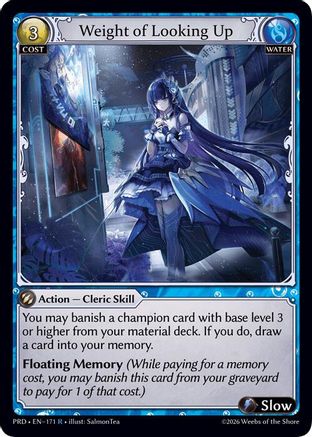 Weight of Looking Up (171) - asphodelparadise Foil