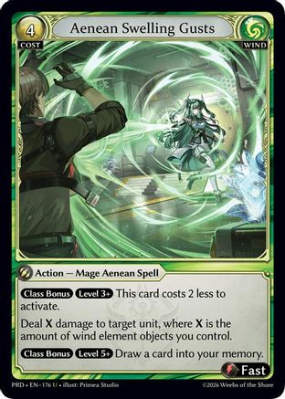 Aenean Swelling Gusts (Interference Curio Foil) (176) - asphodelparadise Foil