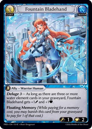 Fountain Bladehand (Interference Curio Foil) (153) - asphodelparadise Foil