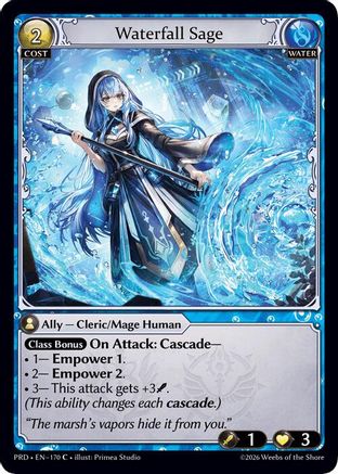 Waterfall Sage (Interference Curio Foil) (170) - asphodelparadise Foil