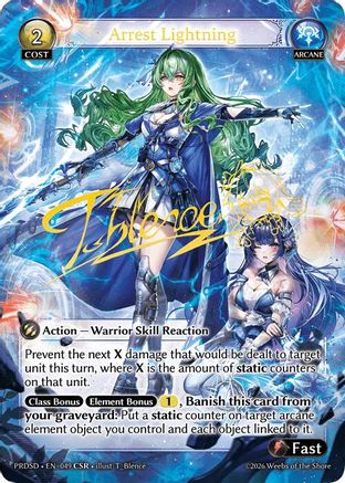 Arrest Lightning (CSR) (049) - asphodelparadise Starter Decks