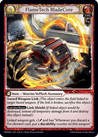 FlameTech BladeCore (036) - asphodelparadise Starter Decks
