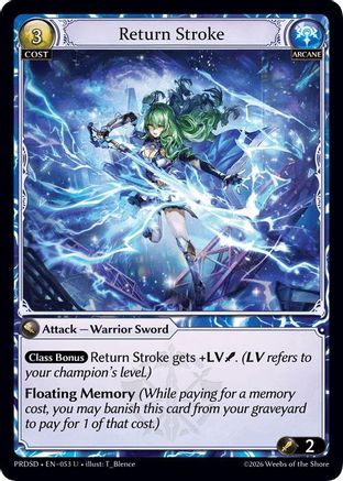 Return Stroke (053) - asphodelparadise Starter Decks Foil