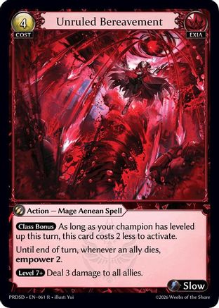 Unruled Bereavement (061) - asphodelparadise Starter Decks
