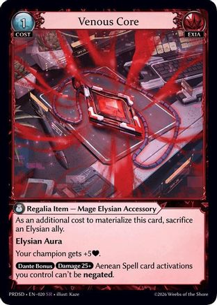 Venous Core (020) - asphodelparadise Starter Decks