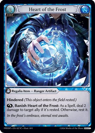 Heart of the Frost (027) - asphodelparadise Draft Pack