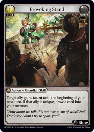 Provoking Stand (018) - asphodelparadise Event Pack Foil