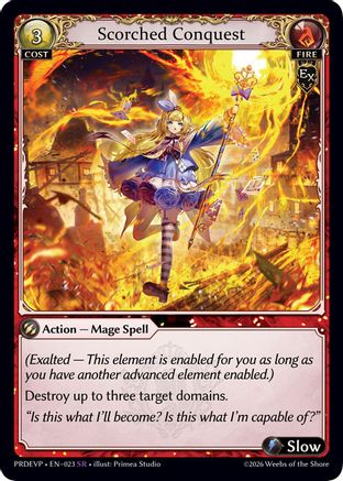 Scorched Conquest (023) - asphodelparadise Event Pack Foil