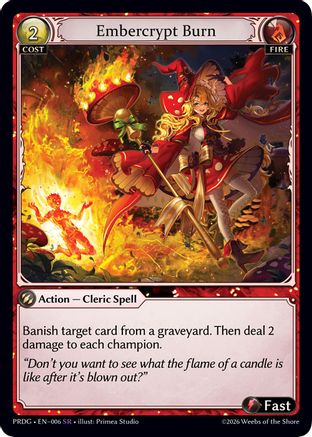 Embercrypt Burn (006) - asphodelparadise Grimoire Foil