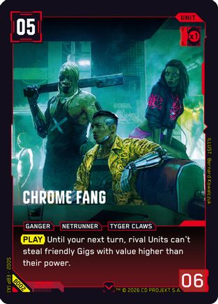 Chrome Fang (B002) - Embracing Power Beta Starter Deck