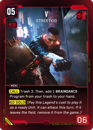 V - Streetkid (a) (B005a) - Welcome to Night City Beta Foil