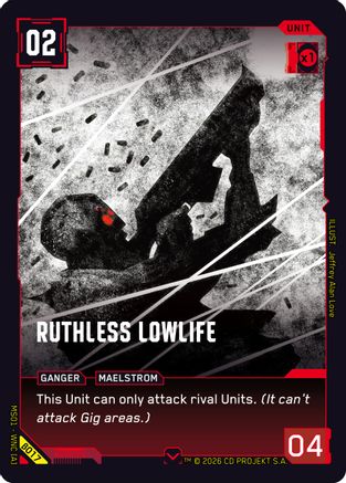 Ruthless Lowlife (B017) - Welcome to Night City Beta