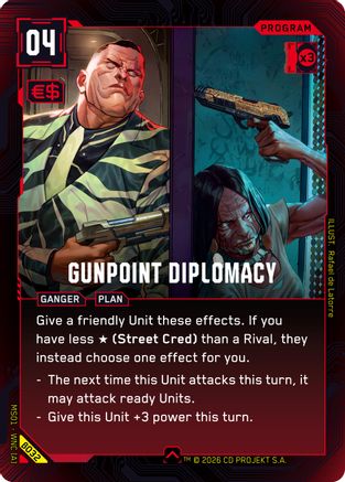 Gunpoint Diplomacy (B032) - Welcome to Night City Beta