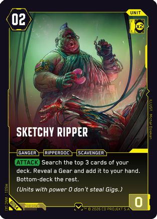 Sketchy Ripper (B054) - Welcome to Night City Beta
