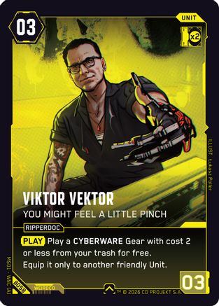 Viktor Vektor - You Might Feel a Little Pinch (B058) - Welcome to Night City Beta