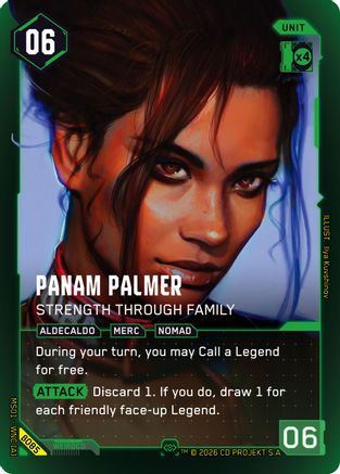 Panam Palmer - Strength Through Family (Secret) (B085) - Welcome to Night City Beta Foil