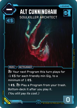 Alt Cunningham - Soulkiller Architect (Rare) (B106) - Welcome to Night City Beta Foil