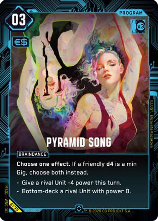 Pyramid Song (B135) - Welcome to Night City Beta Foil