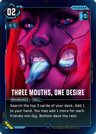 Three Mouths, One Desire (B137) - Welcome to Night City Beta