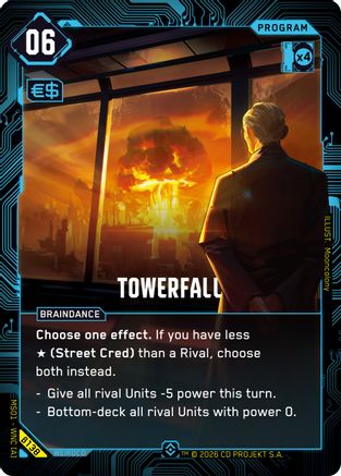 Towerfall (Epic) (B138) - Welcome to Night City Beta Foil