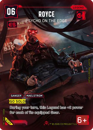Royce - Psycho on the Edge (ILegend) (B143) - Welcome to Night City Beta Foil