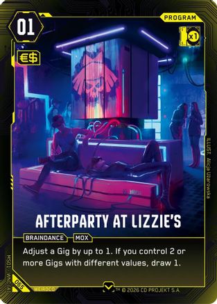 Afterparty at Lizzie's (065) - Welcome to Night City Retail