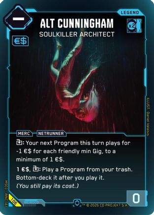 Alt Cunningham - Soulkiller Architect (Rare) (106) - Welcome to Night City Retail Foil