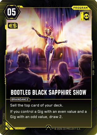 Bootleg Black Sapphire Show (066) - Welcome to Night City Retail