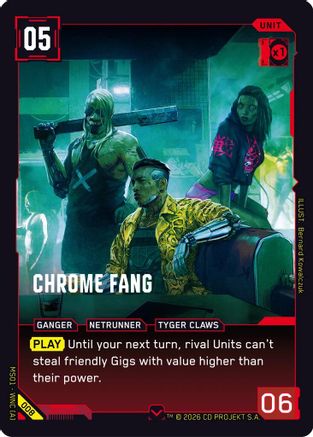 Chrome Fang (008) - Welcome to Night City Retail