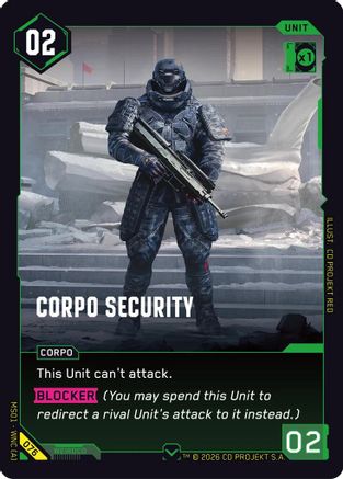Corpo Security (076) - Welcome to Night City Retail